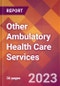 Other Ambulatory Health Care Services - 2022 U.S. Market Research Report with Updated Forecasts - Product Thumbnail Image