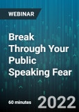 Break Through Your Public Speaking Fear - Webinar (Recorded)- Product Image