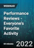 Performance Reviews - Everyone's Favorite Activity - Webinar (Recorded)- Product Image