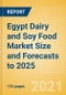 Egypt Dairy and Soy Food Market Size and Forecasts to 2025 - Analyzing Product Categories and Segments, Distribution Channel, Competitive Landscape, Packaging and Consumer Segmentation - Product Image
