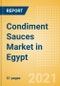 Condiment Sauces (Seasonings, Dressings and Sauces) Market in Egypt - Outlook to 2025; Market Size, Growth and Forecast Analytics - Product Thumbnail Image
