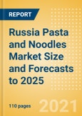 Russia Pasta and Noodles Market Size and Forecasts to 2025 - Analyzing Product Categories and Segments, Distribution Channel, Competitive Landscape, Packaging and Consumer Segmentation- Product Image