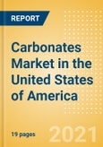 Carbonates (Soft Drinks) Market in the United States of America - Outlook to 2025; Market Size, Growth and Forecast Analytics- Product Image
