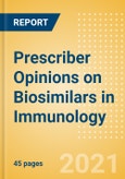 Prescriber Opinions on Biosimilars in Immunology- Product Image