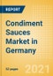 Condiment Sauces (Seasonings, Dressings and Sauces) Market in Germany - Outlook to 2025; Market Size, Growth and Forecast Analytics - Product Thumbnail Image