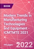 Modern Trends in Manufacturing Technologies and Equipment - ICMTMTE 2021- Product Image
