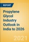 Propylene Glycol (PG) Industry Outlook in India to 2026 - Market Size, Company Share, Price Trends, Capacity Forecasts of All Active and Planned Plants - Product Thumbnail Image