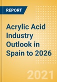 Acrylic Acid Industry Outlook in Spain to 2026 - Market Size, Price Trends and Trade Balance- Product Image