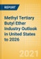 Methyl Tertiary Butyl Ether (MTBE) Industry Outlook in United States to 2026 - Market Size, Company Share, Price Trends, Capacity Forecasts of All Active and Planned Plants - Product Image