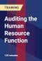 Auditing the Human Resource Function - Webinar (Recorded) - Product Thumbnail Image