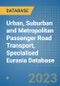 Urban, Suburban and Metropolitan Passenger Road Transport, Specialised Eurasia Database - Product Image