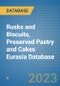 Rusks and Biscuits, Preserved Pastry and Cakes Eurasia Database - Product Image