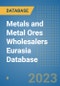 Metals and Metal Ores Wholesalers Eurasia Database - Product Image