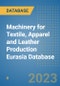 Machinery for Textile, Apparel and Leather Production Eurasia Database - Product Thumbnail Image