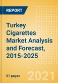 Turkey Cigarettes Market Analysis and Forecast, 2015-2025 - Analyzing Product Categories and Segments, Distribution Channel, Competitive Landscape and Consumer Segmentation- Product Image