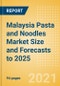 Malaysia Pasta and Noodles Market Size and Forecasts to 2025 - Analyzing Product Categories and Segments, Distribution Channel, Competitive Landscape, Packaging and Consumer Segmentation - Product Thumbnail Image