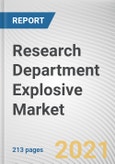 Research Department Explosive Market by Type, Application, and Sales Channel: Global Opportunity Analysis and Industry Forecast, 2021-2030- Product Image