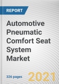 Automotive Pneumatic Comfort Seat System Market by Vehicle Type, Propulsion Type, and Function: Global Opportunity Analysis and Industry Forecast, 2021-2030- Product Image