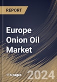 Europe Onion Oil Market By End User (Men and Women), By Distribution Channel (Supermarket/ Hypermarket, Specialty Store, Online and Other Distribution Channels), By Nature (Conventional and Organic), By Country, Opportunity Analysis and Industry Forecast, 2021 - 2027- Product Image