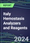 2024 Italy Hemostasis Analyzers and Reagents - Chromogenic, Immunodiagnostic, Molecular Coagulation Test Volume and Sales Segment Forecasts for Hospitals, Commercial/Private Labs and POC Locations - Product Thumbnail Image