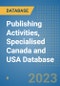 Publishing Activities, Specialised Canada and USA Database - Product Thumbnail Image