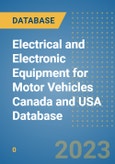 Electrical and Electronic Equipment for Motor Vehicles Canada and USA Database- Product Image