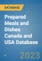 Prepared Meals and Dishes Canada and USA Database - Product Image