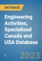 Engineering Activities, Specialised Canada and USA Database - Product Thumbnail Image