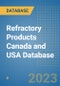 Refractory Products Canada and USA Database - Product Image