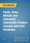 Fuels, Ores, Metals and Industrial Chemicals Traders Canada and USA Database - Product Thumbnail Image