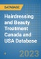 Hairdressing and Beauty Treatment Canada and USA Database - Product Image