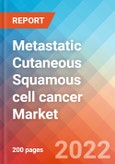 Metastatic Cutaneous Squamous cell cancer - Market Insight, Epidemiology and Market Forecast -2032- Product Image