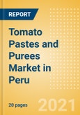 Tomato Pastes and Purees (Seasonings, Dressings and Sauces) Market in Peru - Outlook to 2025; Market Size, Growth and Forecast Analytics- Product Image