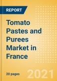Tomato Pastes and Purees (Seasonings, Dressings and Sauces) Market in France - Outlook to 2025; Market Size, Growth and Forecast Analytics- Product Image