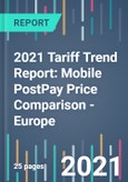 2021 Tariff Trend Report: Mobile PostPay Price Comparison - Europe- Product Image