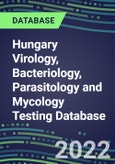 2021-2026 Hungary Virology, Bacteriology, Parasitology and Mycology Testing Database: Supplier Shares, Volume and Sales Segment Forecasts for 100 Respiratory, STD, Gastrointestinal and Other Tests- Product Image