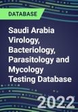 2021-2026 Saudi Arabia Virology, Bacteriology, Parasitology and Mycology Testing Database: Supplier Shares, Volume and Sales Segment Forecasts for 100 Respiratory, STD, Gastrointestinal and Other Tests- Product Image