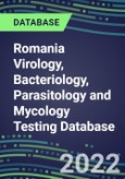 2021-2026 Romania Virology, Bacteriology, Parasitology and Mycology Testing Database: Supplier Shares, Volume and Sales Segment Forecasts for 100 Respiratory, STD, Gastrointestinal and Other Tests- Product Image