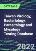 2021-2026 Taiwan Virology, Bacteriology, Parasitology and Mycology Testing Database: Supplier Shares, Volume and Sales Segment Forecasts for 100 Respiratory, STD, Gastrointestinal and Other Tests- Product Image