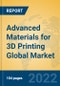 Advanced Materials for 3D Printing Global Market Insights 2022, Analysis and Forecast to 2027, by Manufacturers, Regions, Technology, Application - Product Thumbnail Image