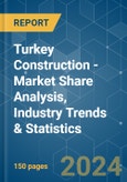 Turkey Construction - Market Share Analysis, Industry Trends & Statistics, Growth Forecasts 2019-2029- Product Image