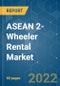 ASEAN 2-Wheeler Rental Market - Growth, Trends, COVID-19 Impact, and Forecasts (2022 - 2027) - Product Thumbnail Image