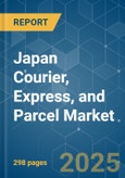 Japan Courier, Express, and Parcel (CEP) - Market Share Analysis, Industry Trends & Statistics, Growth Forecasts (2025 - 2030)- Product Image