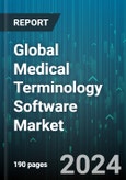 Global Medical Terminology Software Market by Product & Service (Platform, Services), Application (Clinical Guidelines, Clinical Trials, Data Aggregation), End User - Forecast 2024-2030- Product Image
