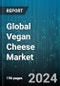 Global Vegan Cheese Market by Product (Cheddar, Cream Cheese, Mozzarella), Type (Coconut, Nuts, Rice), Application - Forecast 2024-2030 - Product Image