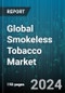 Global Smokeless Tobacco Market by Type (Chewing Tobacco, Dipping Tobacco, Dissolvable Tobacco), Form (Dry, Moist), Route, Distribution Channel - Cumulative Impact of COVID-19, Russia Ukraine Conflict, and High Inflation - Forecast 2023-2030 - Product Thumbnail Image