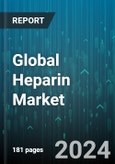 Global Heparin Market by Product Type (Low Molecular Weight Heparin, Ultra-Low Molecular Weight Heparin, Unfractionated Heparin), Route of Administration (IV Injection, Subcutaneous Injection), Application, End-User - Forecast 2024-2030- Product Image
