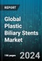 Global Plastic Biliary Stents Market by Material (Ethylene Vinyl Acetate, Fluorinated Ethylene Propylene, Polyethylene), Shape (Angled, Bended/Curved, Pigtailed), Application, End User - Forecast 2024-2030 - Product Thumbnail Image