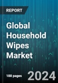Global Household Wipes Market by Product (Glass & Stainless Steel Wipes, Kitchen & Bathroom Wipes, Multi-surface & Floor Wipes), Type (Dry, Wet), Distribution - Forecast 2024-2030- Product Image