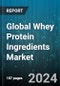 Global Whey Protein Ingredients Market by Type (Demineralized Whey Protein, Hydrolyzed Whey Protein, Whey Protein Concentrate), Application (Beverages, Confectioneries & Bakery products, Dairy & Frozen Products), Distribution - Forecast 2024-2030 - Product Image